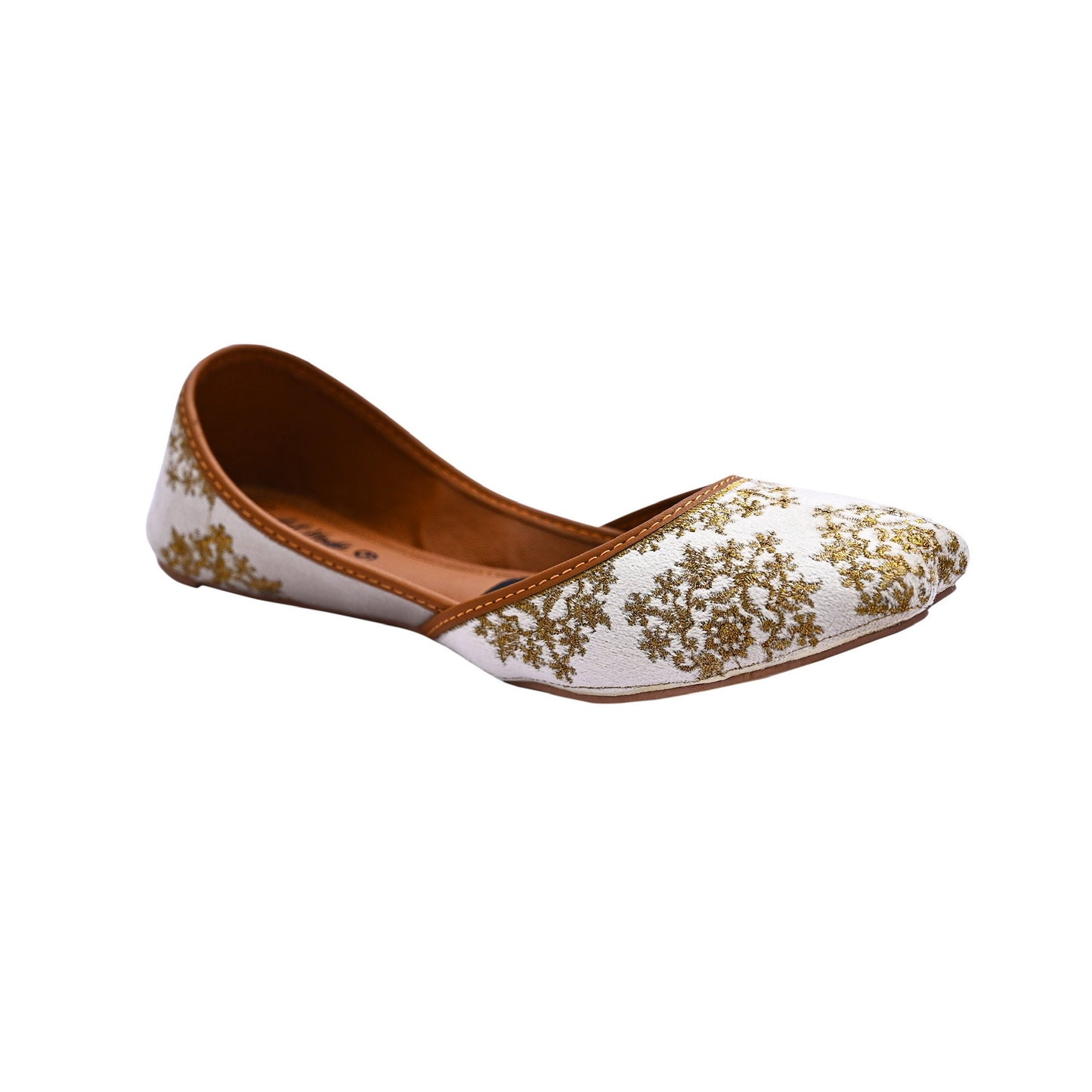 Dahlia Embroidered Handcrafted Women's Punjabi Jutti Khusa Sandal | Pakistani Indian Footwear | Wedding Shoes | Gift For Her |