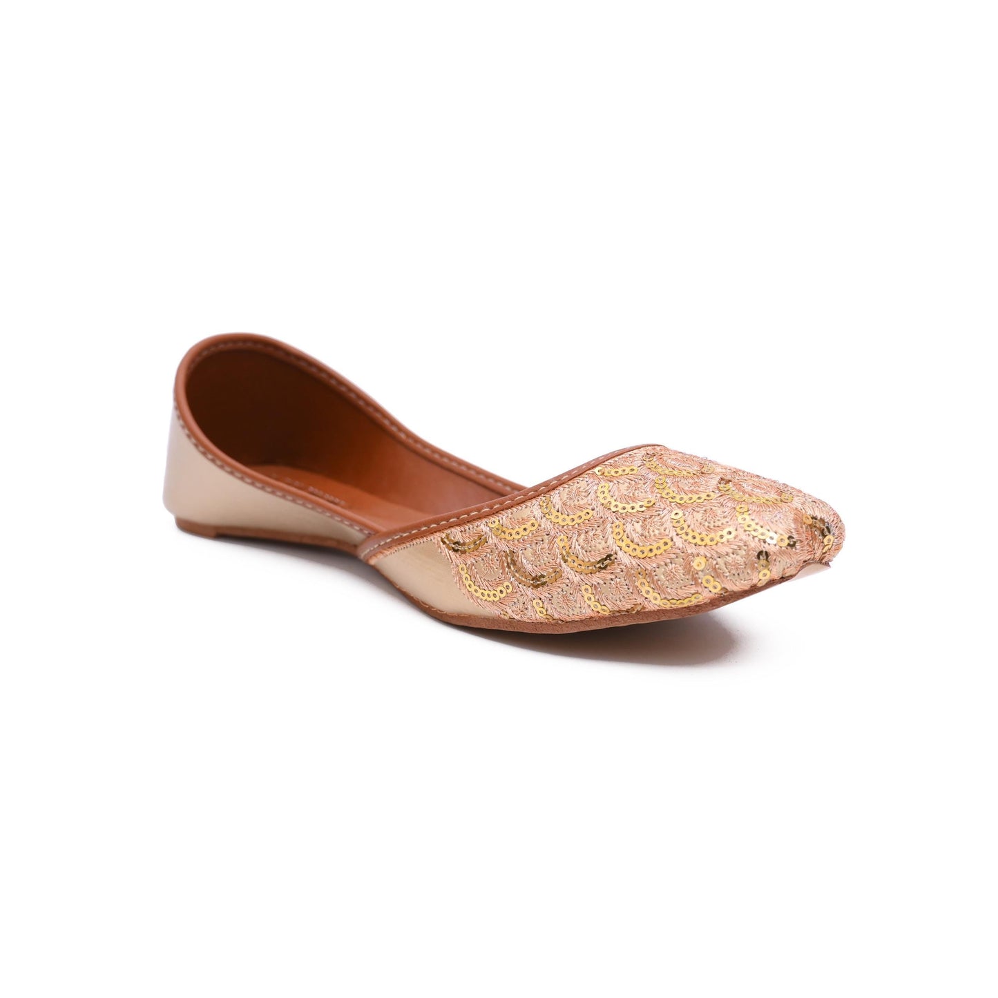 Handmade Ladies Pakistani Indian Khusa Sandal | Sequins Design Punjabi Jutti | Wedding shoes | Gift For Her | Gold Silver Black