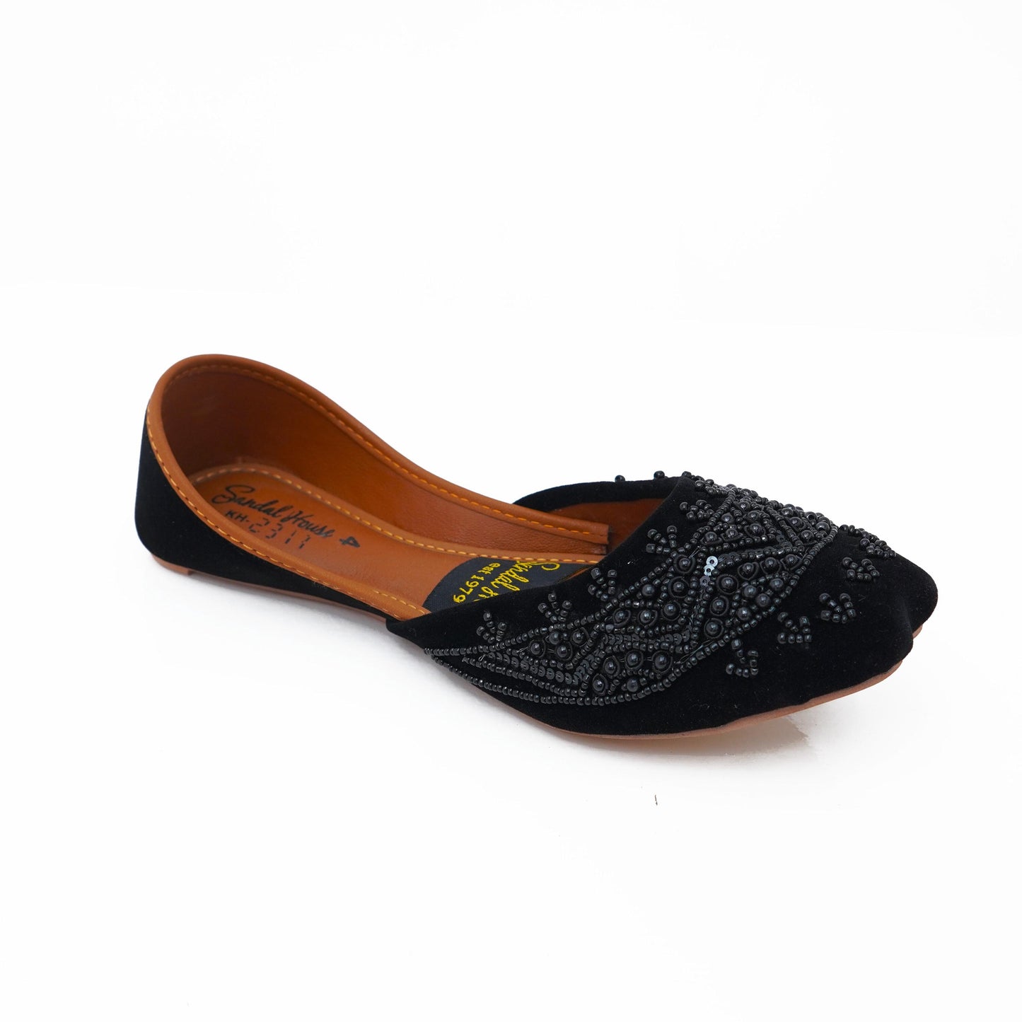 Handmade Ladies Pakistani Indian Khusa Sandal | Sequin and Pearl Punjabi Jutti | Wedding shoes | Gift For Her | Gold Silver Black