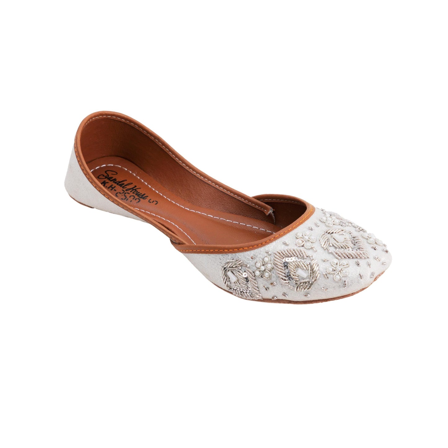 Handmade Pakistani Indian Khusa Sandal | Diamonte and Embroidery Punjabi Jutti | Wedding shoes | Gift For Her Gold Silver Pink Black