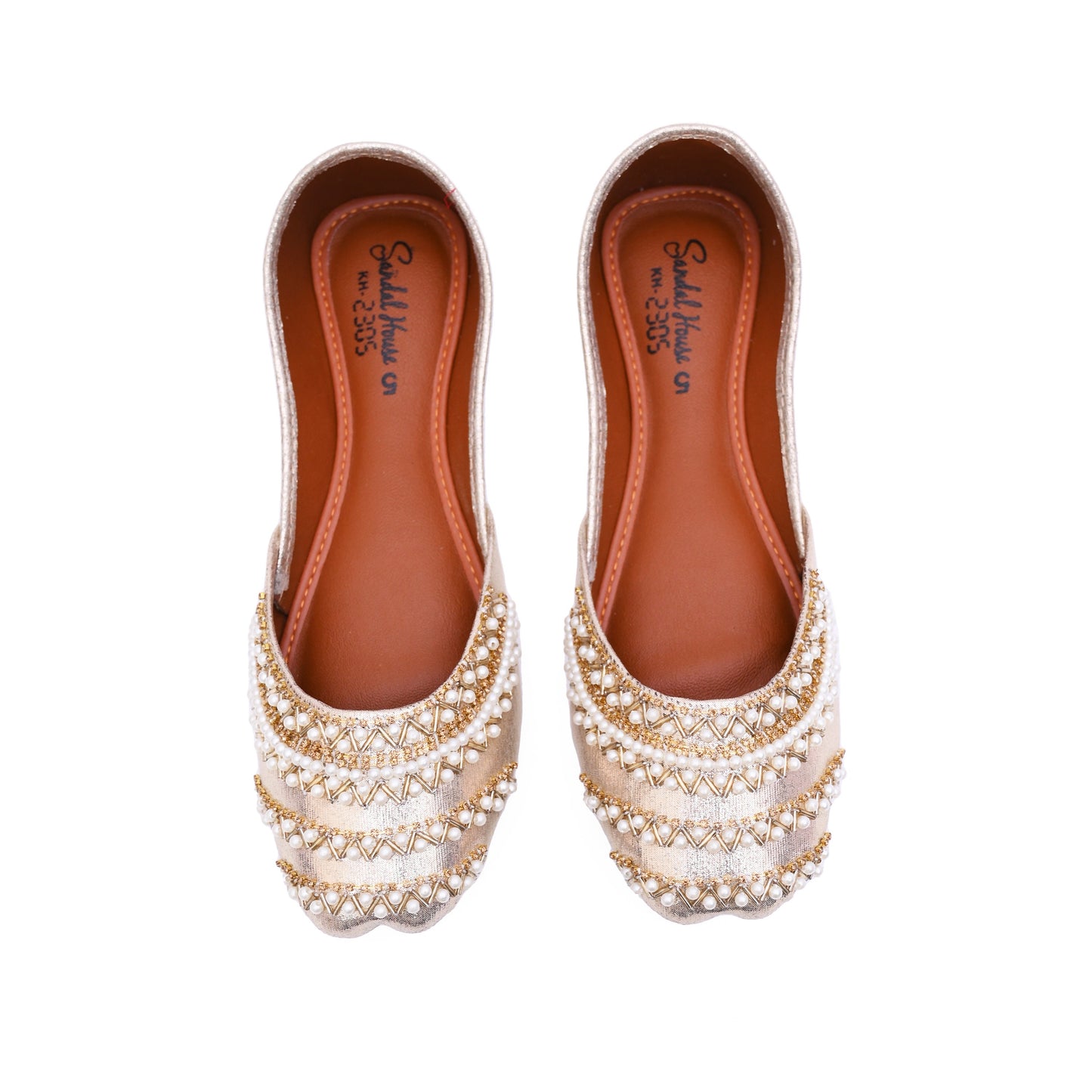 Handmade Pakistani Indian Khusa Sandal | Pearl & Diamonte Embroidery Punjabi Jutti | Wedding Party shoes | Gift For Her Soft Cushion Insole