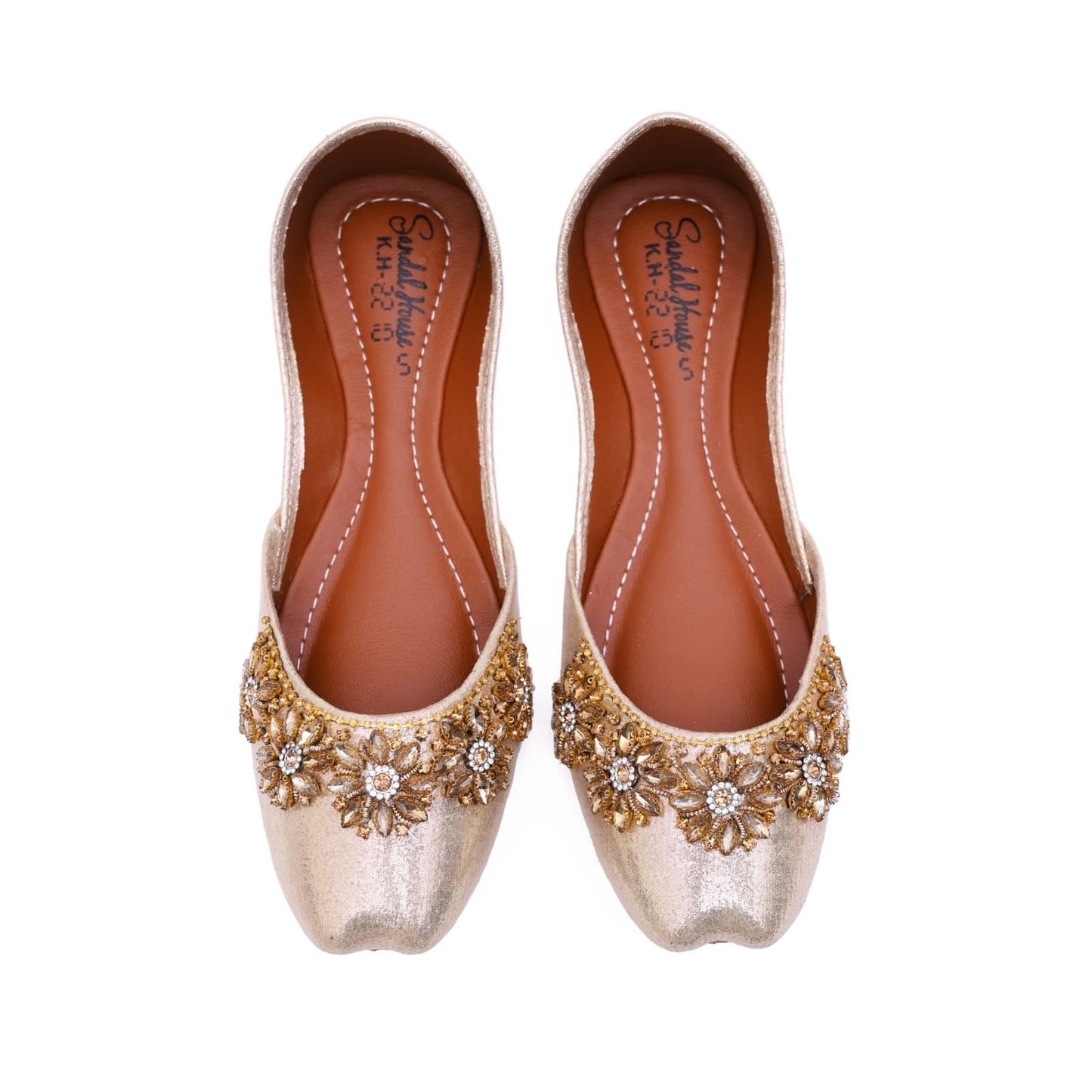 Handcrafted Women's Punjabi Jutti Khusa Sandal | Pakistani Indian Footwear | Wedding Shoes | Gift For Her | Gold Silver Black