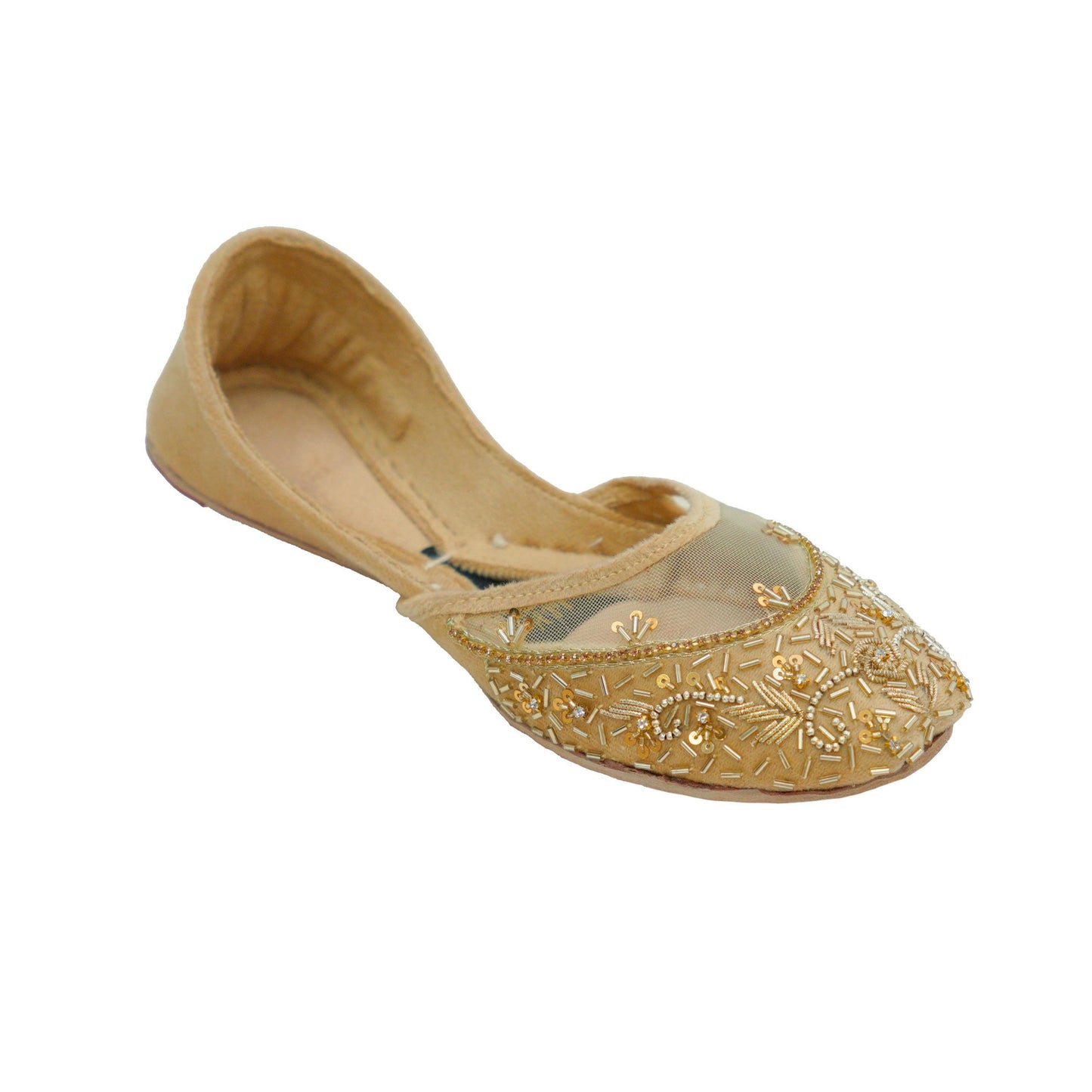 Handcrafted Women's Leather Punjabi Jutti Khusa Sandal | Pakistani Indian Footwear | Wedding Shoes | Gift For Her | Black Green Gold Silver