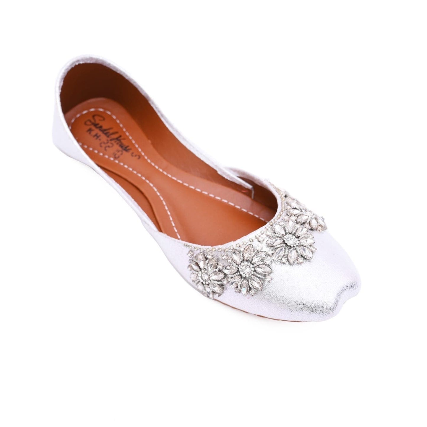 Handcrafted Women's Punjabi Jutti Khusa Sandal | Pakistani Indian Footwear | Wedding Shoes | Gift For Her | Gold Silver Black