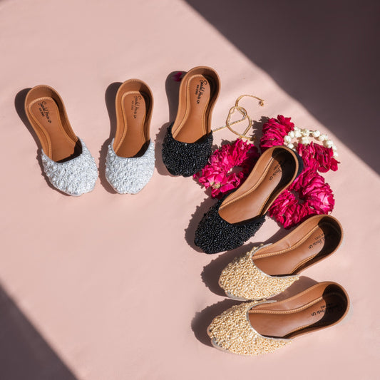 Zari Noor Handmade Pearl Khusa