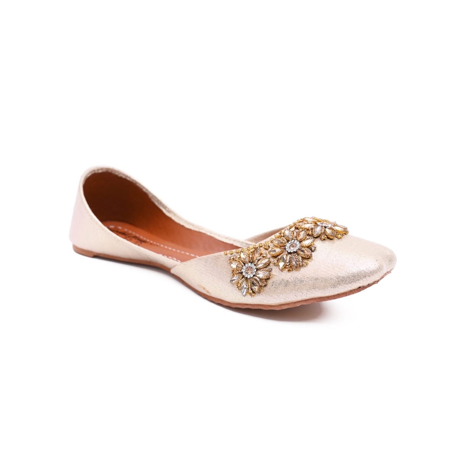Handcrafted Women's Punjabi Jutti Khusa Sandal | Pakistani Indian Footwear | Wedding Shoes | Gift For Her | Gold Silver Black