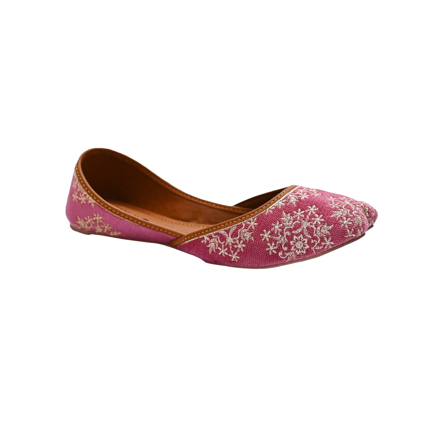 Dahlia Embroidered Handcrafted Women's Punjabi Jutti Khusa Sandal | Pakistani Indian Footwear | Wedding Shoes | Gift For Her |