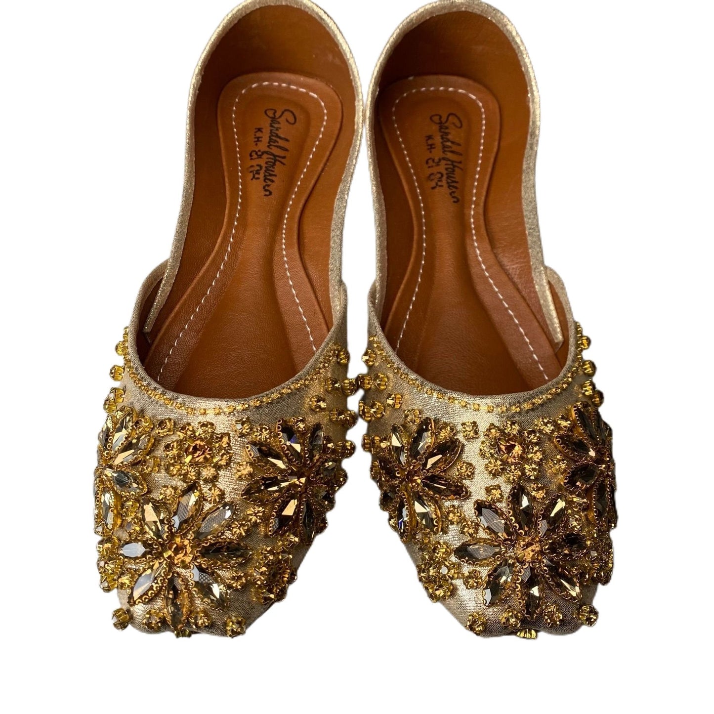 Handmade Womens Pakistani Indian Khusa Sandal | Punjabi Jutti | Wedding shoes | Gift For Her | Hand Sewn | Gold Silver Black
