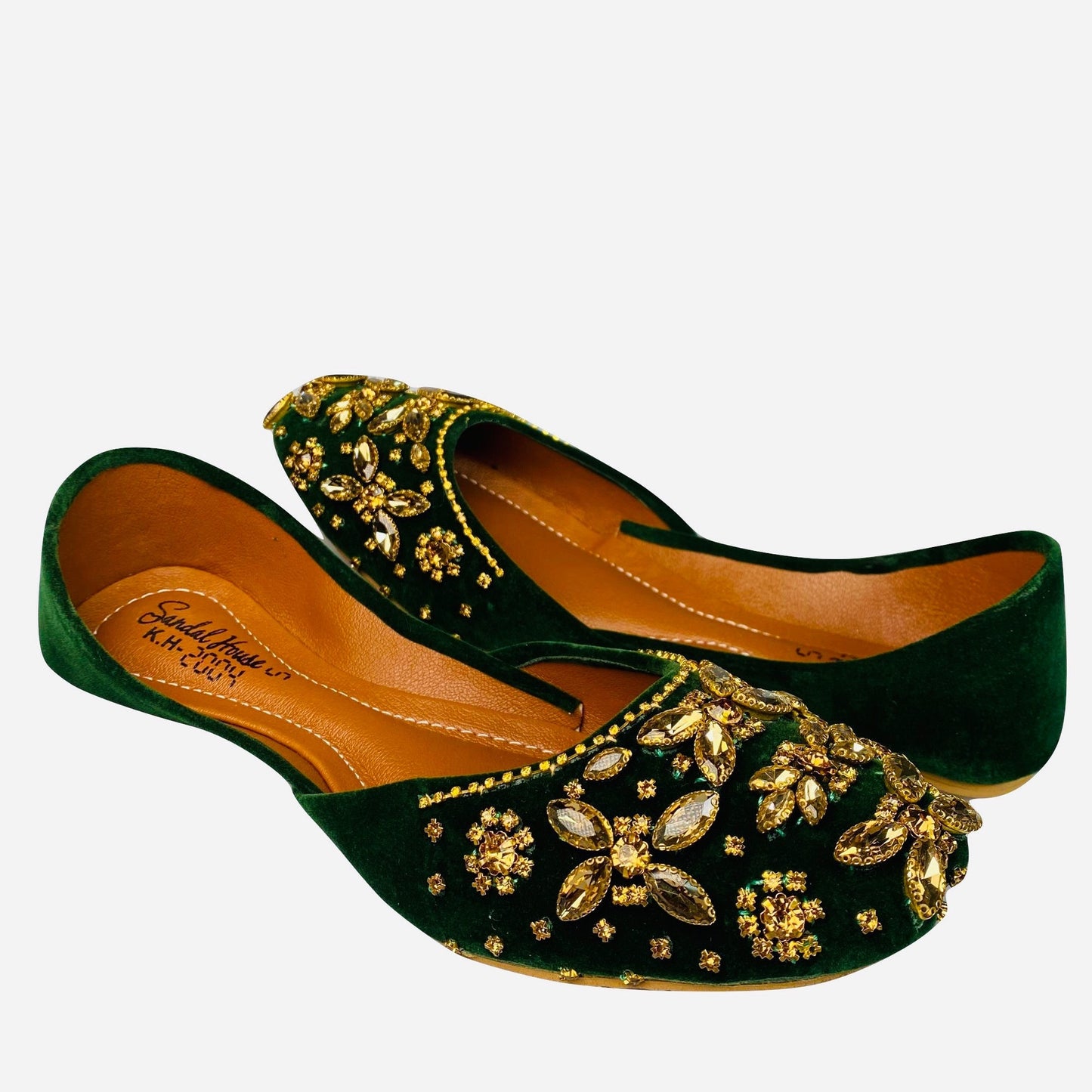 Handcrafted Women's Punjabi Jutti Khusa Sandal | Pakistani Indian Footwear | Wedding Shoes | Gift For Her | Butterfly By Sandal House