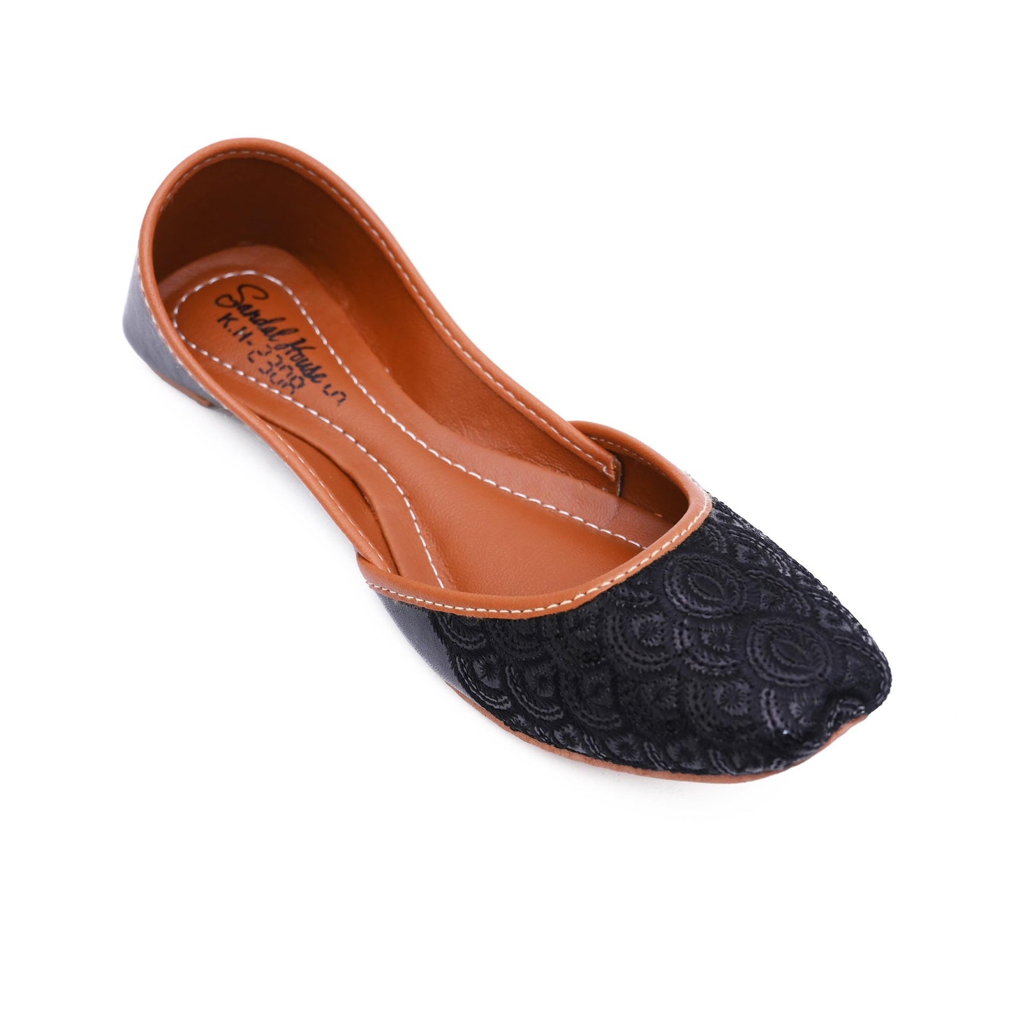 Handmade Ladies Pakistani Indian Khusa Sandal | Sequins Design Punjabi Jutti | Wedding shoes | Gift For Her | Gold Silver Black