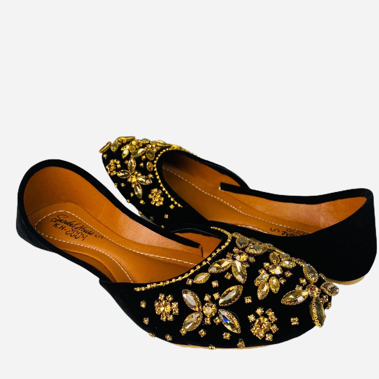Handcrafted Women's Punjabi Jutti Khusa Sandal | Pakistani Indian Footwear | Wedding Shoes | Gift For Her | Butterfly By Sandal House