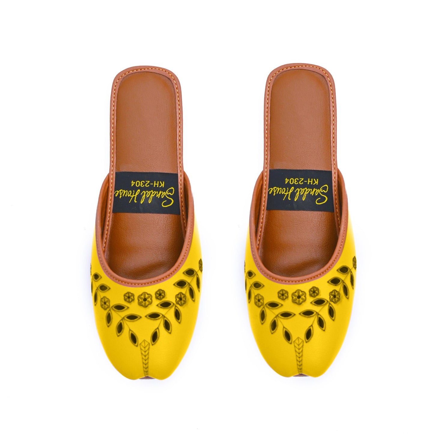 Laser Cut Open Back Soft Cushioned Leather Look Khussa Shoes | Punjabi Jutti | Ethnic Handmade Womens Sandals | Black White Pink Grey